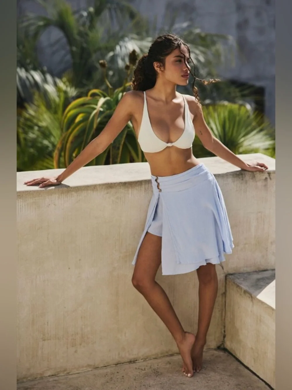 Free People ~ free-est Collection ~ Scarlett Skort ~ XS ~ Blue ~ NWT ** - Picture 12 of 14